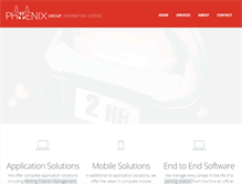 Tablet Screenshot of phxgroup.com